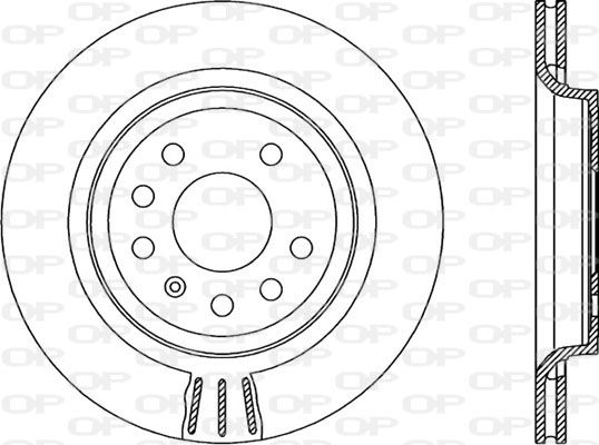 OPEN PARTS Тормозной диск BDR1992.20